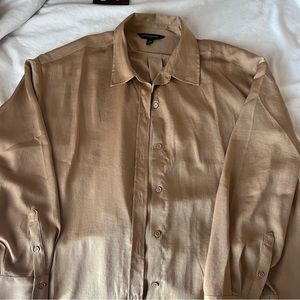 Banana Republic Silk button up